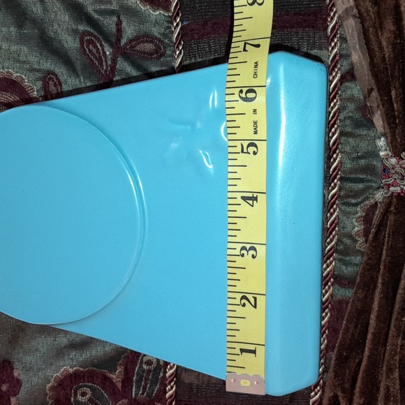 🌺TURQUOISE COLORED Vase - Picture 6 of 8